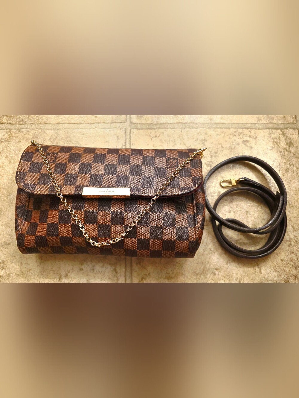 Crossbody in Brown and Dark Brown
